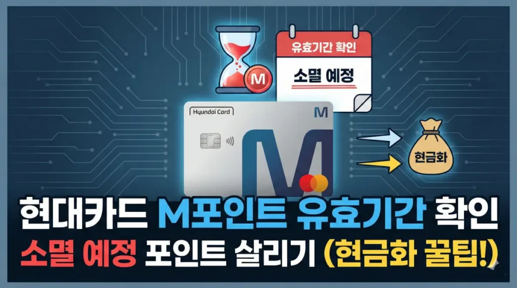 현대카드 M포인트 유효기간 확인 및 소멸예정 포인트 살리는 방법